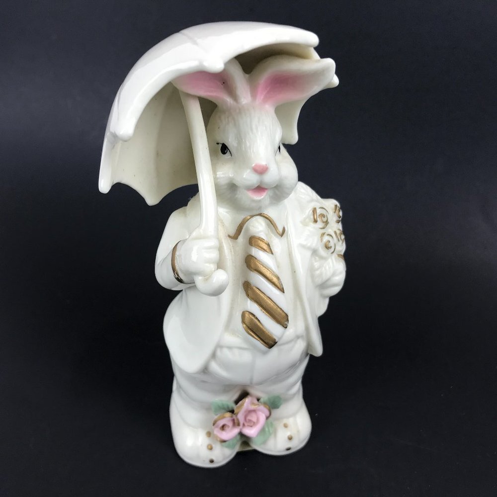 K's Collection Bunny with umbrella